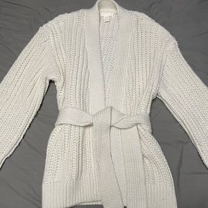 H&M Fine Knit Tie Front Cardigan